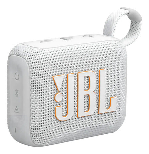 Bocina Portátil Jbl Go 4 Bluetooth, Blanco. Color Blanco Blanco