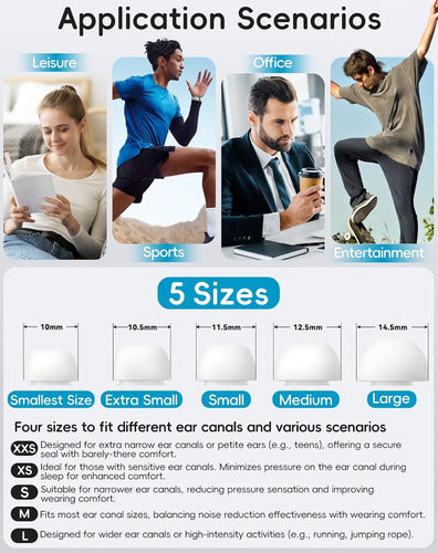 Almohadillas Silicona Para AirPods Pro 3 2025, 3ra Gen Blanco