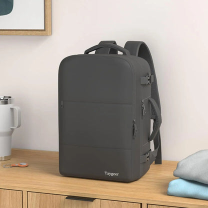Mochila De Viaje Taygeer Para Laptop, Aprobada Para Avión... Negro