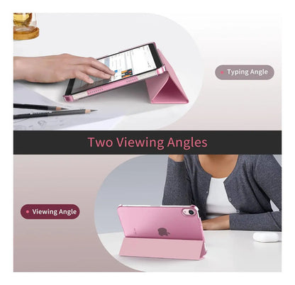 Funda Para iPad Mini 7 (a17 Pro) 2024 Y Mini 6 2021 Rosa