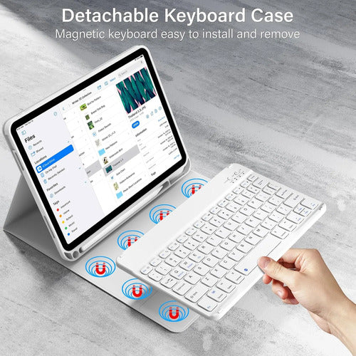 Funda Con Teclado iPad De 10a/11a Gen. 11/10.9 PuLG, A16 Gris