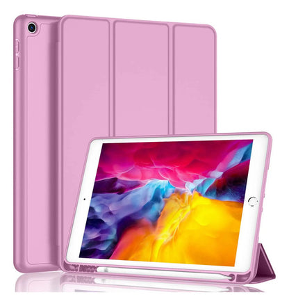 Funda Para iPad 9.7 Con Porta Lápiz Y Protección Completa Lila