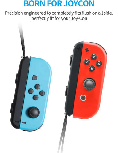 Correas De Muñeca Mosaholl Para Joy-con Switch, Pack De 2 Negro