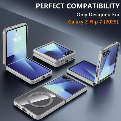 Funda Magnética Para Samsung Galaxy Z Flip 7 Gris