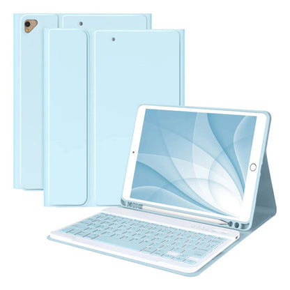 Funda Con Teclado Para iPad De 9a Generacion. Azul Claro