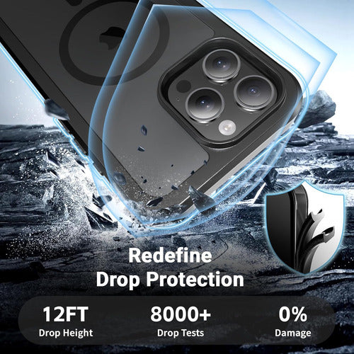 Funda Magnética Para iPhone Pro Max Negro