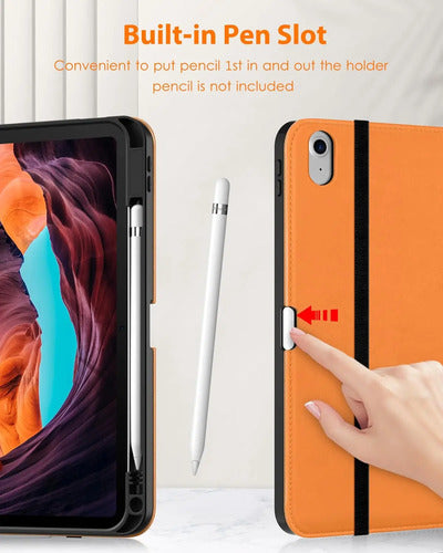 Funda Para iPad 11th Gen 11  2025 Y 10th Gen 10.9 Naranja