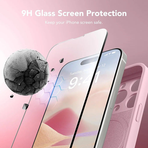 Funda Magnética Para iPhone 14 Pro Rosa
