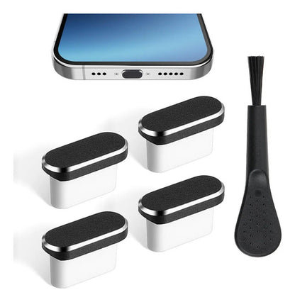 Tapones Antipolvo Tipo C Para Celulares Puerto De Carga