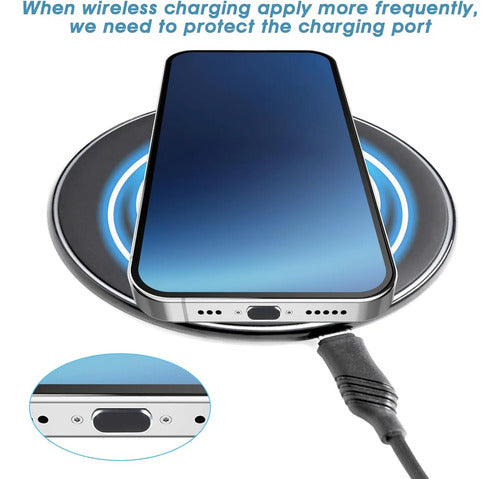Tapones Antipolvo Tipo C Para Celulares Puerto De Carga