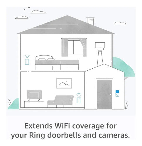 Ring Chime Pro: Extensor De Señal Wifi Y Timbre Inteligen... Color