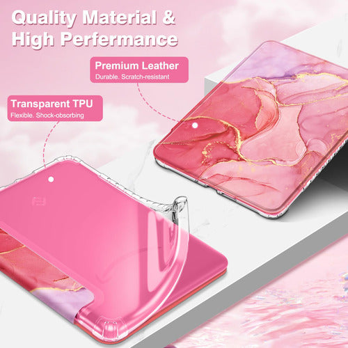 Funda Carcasa Para Kindle Paperwhite Y Kindle Colorsoft Sign Rosa De Mármol
