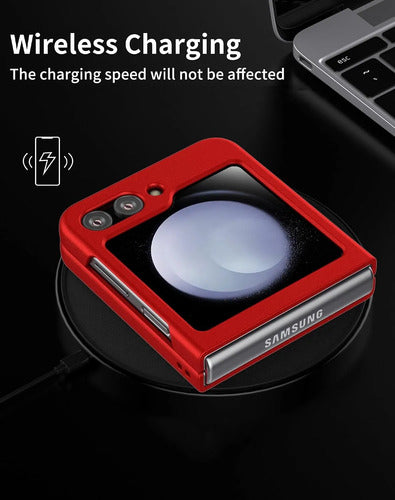 Funda Para Samsung Galaxy Z Flip 5 (2023) Rojo Lisa