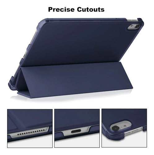 Funda Para iPad A16 11th Gen 11  2025 Y iPad 10th Azul Marino