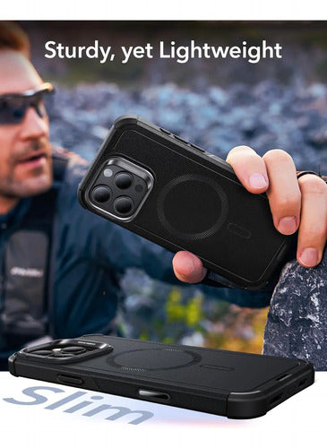 Funda Esr Para iPhone 16 Pro Max Con Soporte Y Control De... Negro