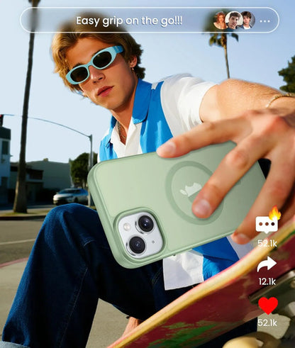 Funda Para iPhone 15 Verde Musgo