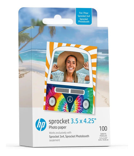 Papel Fotográfico Adhesivo Hp Sprocket Zink Blanco