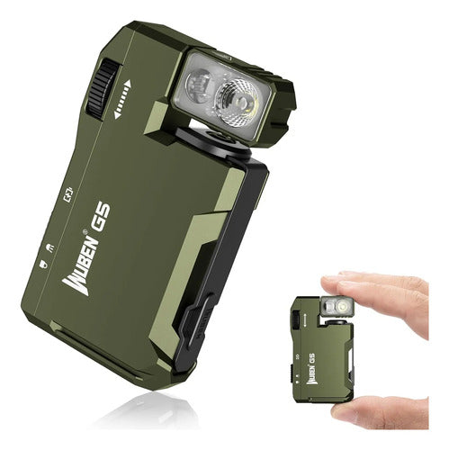 Linterna Recargable Wuben G5 Edc, 400 Lúmenes, Ip68 Verde