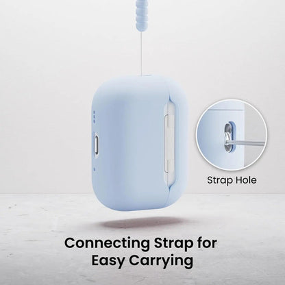 Funda Ornarto De Silicona Híbrida Para AirPods Pro 3 - Negra