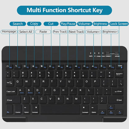 Funda Con Teclado Para iPad De 9a Generacion. Negro