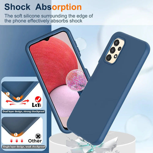 Funda Samsung Galaxy A13 Con Dos Protectores De Pantalla