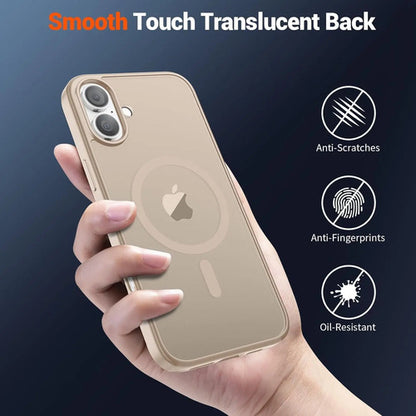 Funda Magnética Supfine Para iPhone 16 Dorado