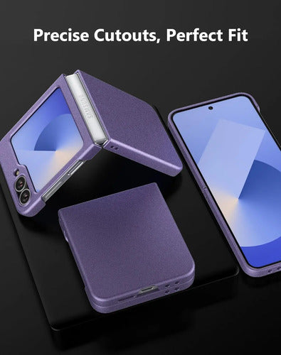 Funda Para Samsung Galaxy Z Flip 6 Y Z Flip 7 Fe Lila