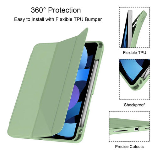 Funda Para iPad Pro 11  4ta/3ra/2da Gen Verde Oscuro