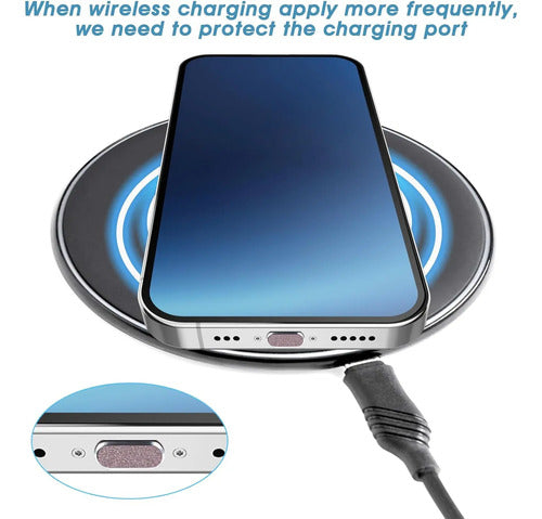 Tapones Antipolvo Tipo C Para Celulares Puerto De Carga