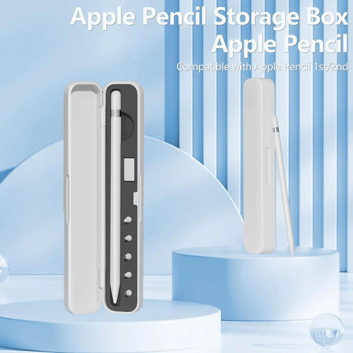 Inesore Estuche Para Apple Pencil Con 5 Puntas Negro