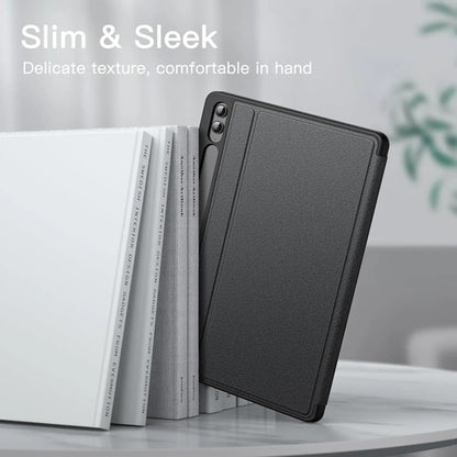 Funda Para Samsung Galaxy Tab S9 Fe+ 12.4' Con Soporte Lapiz Negro