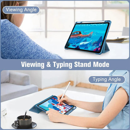 Funda Hybrid Slim Para iPad Air 11' M3/m2, 5ta/4ta. Azul
