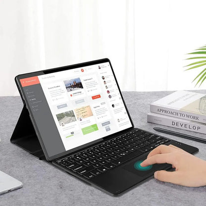 Funda Con Teclado Retroiluminado Para Lenovo Tab M10 Hd (... Negro