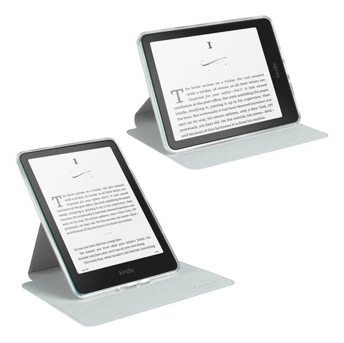 Estuche Giratorio Para Kindle Crema