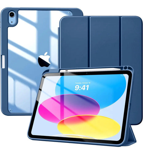 Funda Para iPad A16, 11va Gen 11'' 2025 Y 10ma Gen 10.9'' Azul