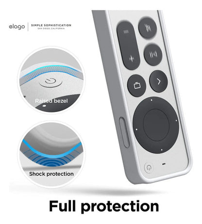 Funda Retro Para Apple Tv Siri Remote 3ra Y 2da Gris