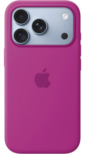 Funda De Silicona Con Magsafe Para iPhone 18 Pro Magenta