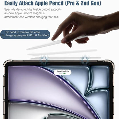 Funda Transparente Para iPad Air 11' (m2) 2024 Negro