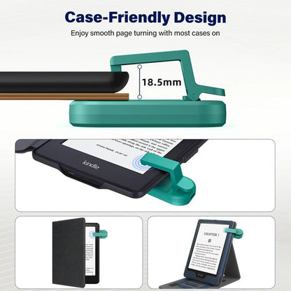 Control Remoto Datafy K2 Pasa Pagina Kindle Kobo Typec Negro Verde Oscuro