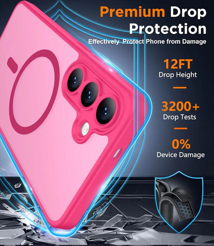 Funda Magnética Para Samsung Galaxy S25 Fe Rosa