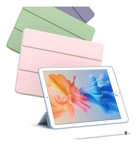Funda Para iPad 6 Y 5 Generacion De 9.7 Pulgadas Azul Claro