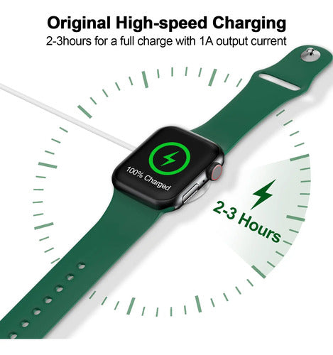Cargador Compatible Con Apple Watch Blanco