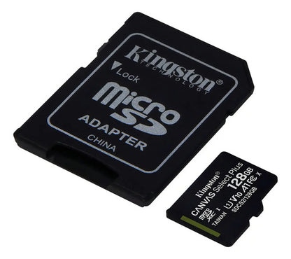 Tarjeta De Memoria Kingston Sdcs2sp Canvas Select Plus Con Adaptador Sd 128gb