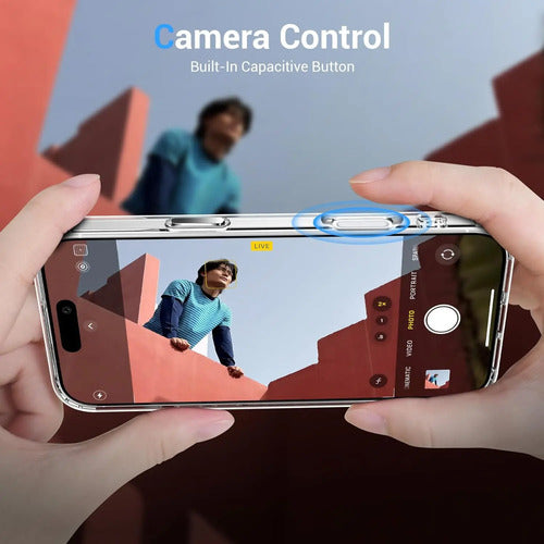Funda Transparente Temdan Para iPhone 16 Pro Max, Compati... Transparente