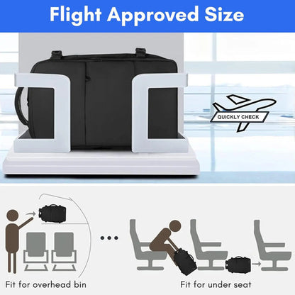 Mochila De Viaje Taygeer Para Laptop, Aprobada Para Avión... Negro