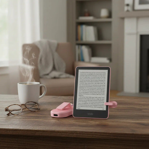 E-reader Control Remoto Girador De Paginas Rosa