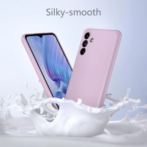Funda Para Galaxy A13 5g, Silicona Líquida, Delgada, Suave Lavanda
