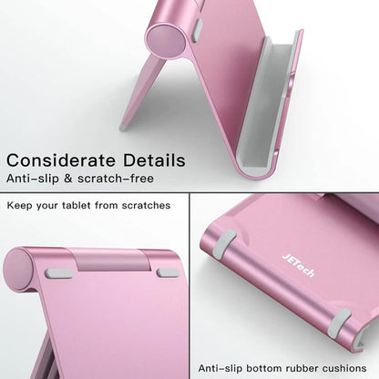 Soporte Ajustable Para Tablet Jetech Oro Rosa