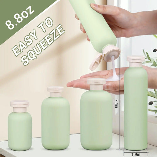 Pack De 3 Botellas Recargables Para Viajes Y Camping