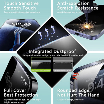 Protector De Pantalla Vidrio Templado Para iPhone 17&16 Pro